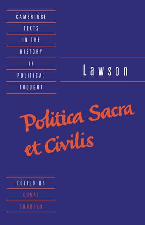 Lawson: Politica sacra et civilis de George Lawson