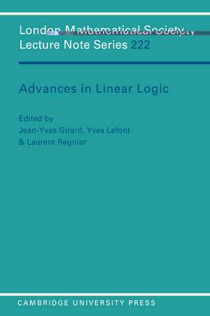 Advances in Linear Logic de Jean-Yves Girard