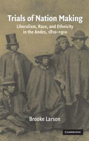 Trials of Nation Making: Liberalism, Race, and Ethnicity in the Andes, 1810–1910 de Brooke Larson