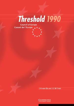 Threshold 1990 de J. A. van Ek