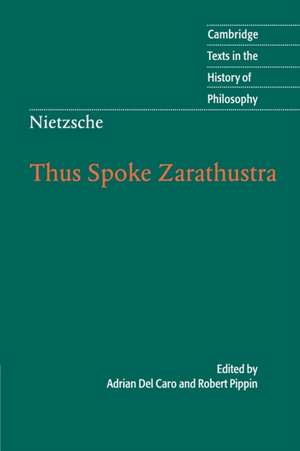 Nietzsche: Thus Spoke Zarathustra de Robert Pippin