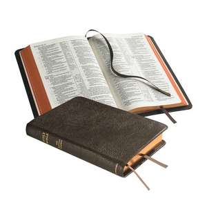 NASB Pitt Minion Reference Bible, Brown Goatskin Leather, Red-letter Text, NS446XR Brown Goatskin Leather