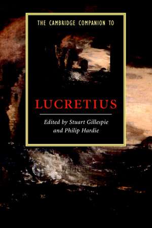 The Cambridge Companion to Lucretius de Stuart Gillespie