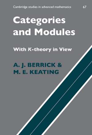 Categories and Modules with K-Theory in View de A. J. Berrick