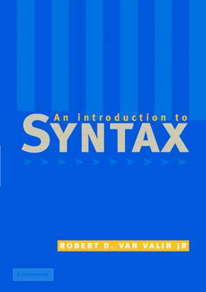 An Introduction to Syntax de Robert D. van Valin, Jr