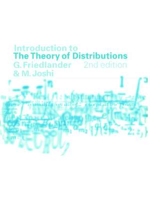 Introduction to the Theory of Distributions de F. G. Friedlander