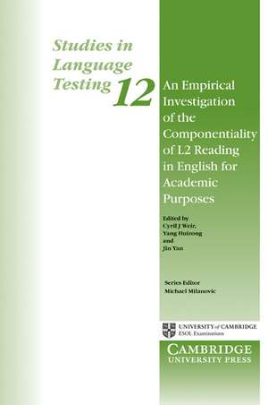 An Empirical Investigation of the Componentiality of L2 Reading in English for Academic Purposes de Cyril Weir