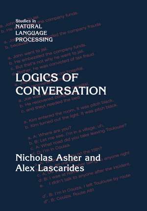 Logics of Conversation de Nicholas Asher