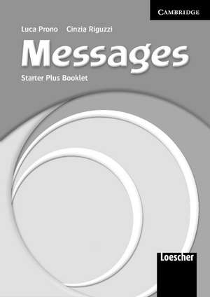 Messages Starter Plus Italian Edition de Luca Prono