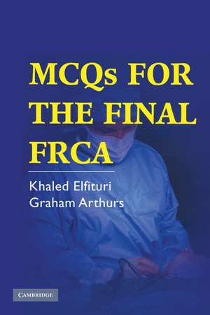 MCQs for the Final FRCA de Khaled Elfituri