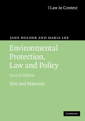 Environmental Protection, Law and Policy: Text and Materials de Jane Holder