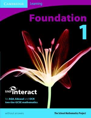 SMP GCSE Interact 2-tier Foundation 1 Pupil's Book without answers de School Mathematics Project