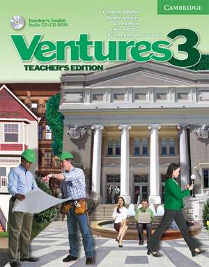 Ventures Level 3 Teacher's Book with Teacher's Toolkit CD-ROM de K. Lynn Savage