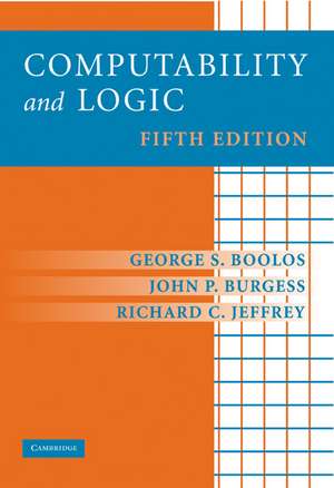 Computability and Logic de George S. Boolos