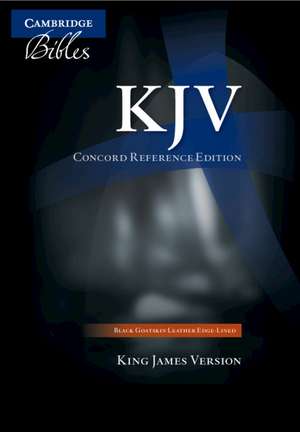 KJV Concord Reference Bible, Black Edge-lined Goatskin Leather, KJ566:XE