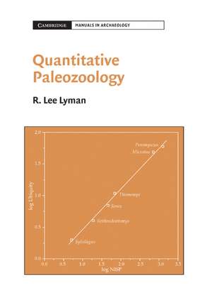 Quantitative Paleozoology de R. Lee Lyman