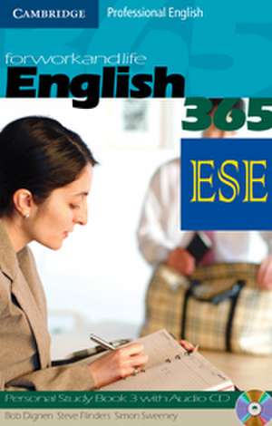 English365 Level 3 Personal Study Book with Audio CD (Ese Edition, Malta) de Steve Flinders