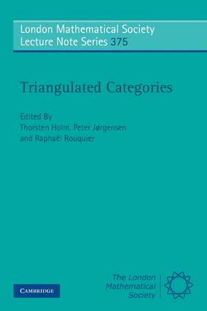 Triangulated Categories de Thorsten Holm