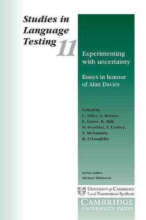 Experimenting with Uncertainty: Essays in Honour of Alan Davies de C. Elder