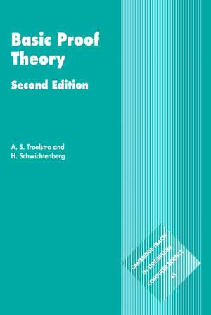 Basic Proof Theory de A. S. Troelstra