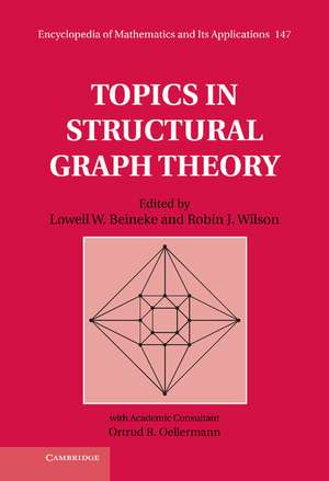 Topics in Structural Graph Theory de Lowell W. Beineke