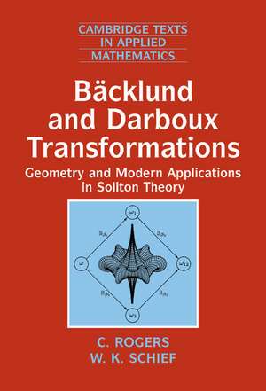 Backlund and Darboux Transformations de C. Rogers