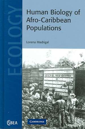 Human Biology of Afro-Caribbean Populations de Lorena Madrigal