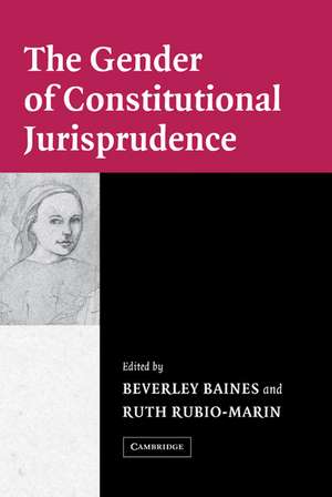 The Gender of Constitutional Jurisprudence de Beverley Baines