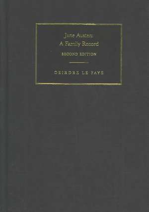 Jane Austen de Deirdre Le Faye