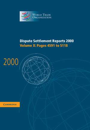 Dispute Settlement Reports 2000 de World Trade Organization