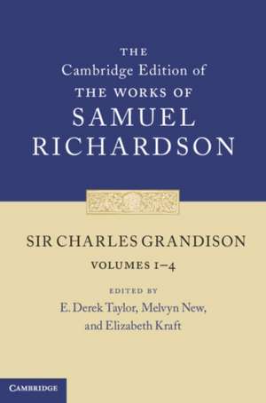 Sir Charles Grandison 4 Volume Set de Samuel Richardson