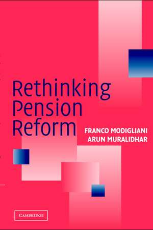 Rethinking Pension Reform de Franco Modigliani