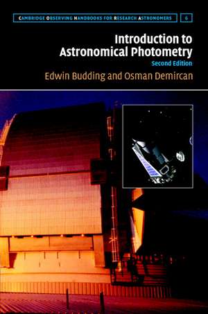 Introduction to Astronomical Photometry de Edwin Budding