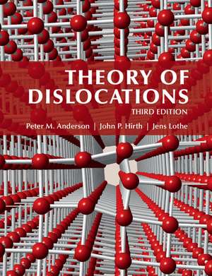 Theory of Dislocations de Peter M. Anderson