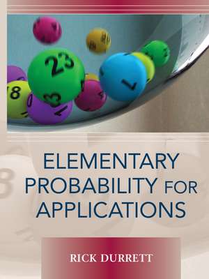 Elementary Probability for Applications de Rick Durrett