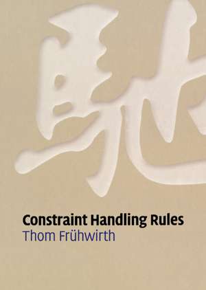 Constraint Handling Rules de Thom Frühwirth