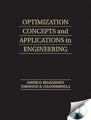 Optimization Concepts and Applications in Engineering de Ashok D. Belegundu