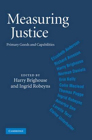 Measuring Justice: Primary Goods and Capabilities de Harry Brighouse