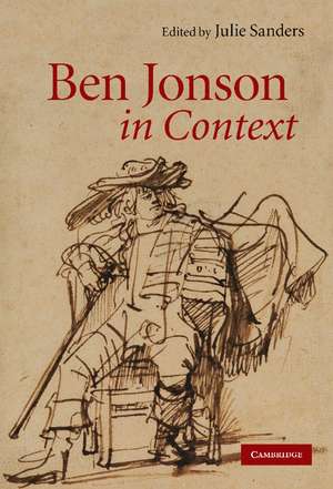 Ben Jonson in Context de Julie Sanders