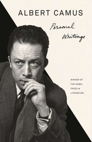 Personal Writings de Albert Camus