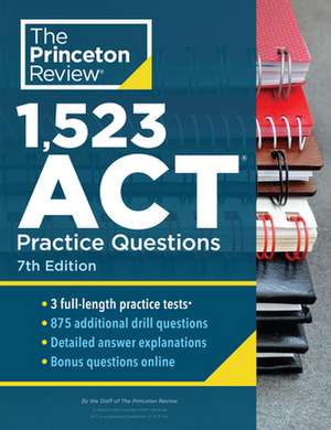 1,523 ACT Practice Questions de Princeton Review