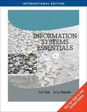 Information Systems Essentials de George Reynolds