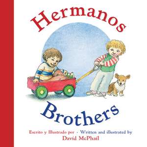 Hermanos/Brothers Bilingual Board Book Spanish Edition de David McPhail