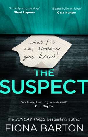 The Suspect de Fiona Barton