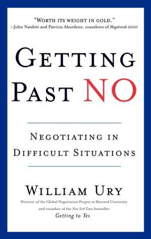 Getting Past No de William Ury