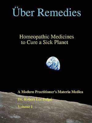 Ber Remedies: Homeopathic Medicines to Cure a Sick Planet, Volume I de Robert Lee Dalp