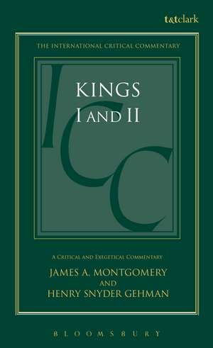 Kings I and II de James A. Montgomery