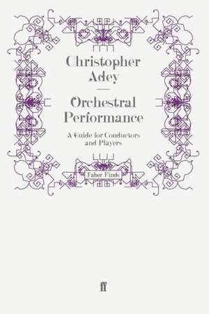 Orchestral Performance de CHRISTOPHER ADEY