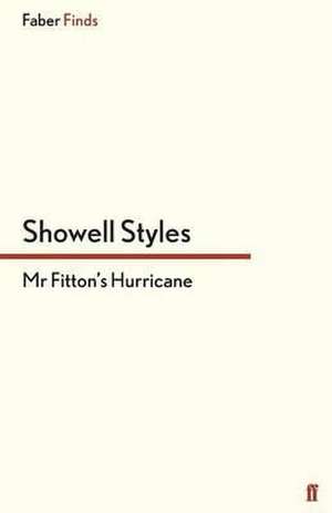 MR Fitton's Hurricane: A Literary Biography. Jan Marsh de Showell Styles F. R. G. S.