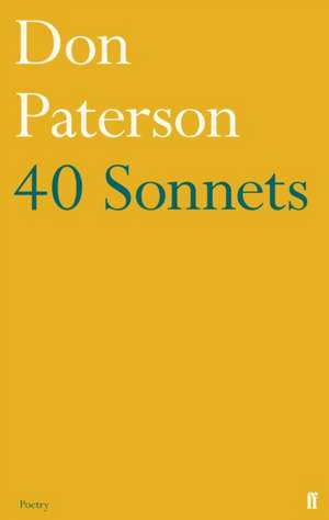 40 Sonnets de Don Paterson